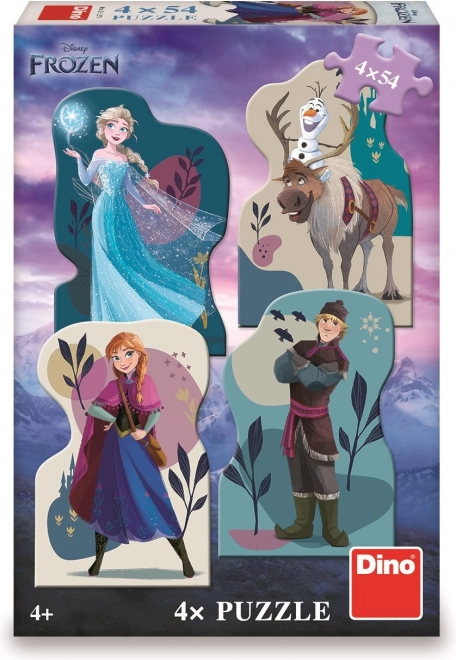 Dino Puzzle Frozen Friendship Set