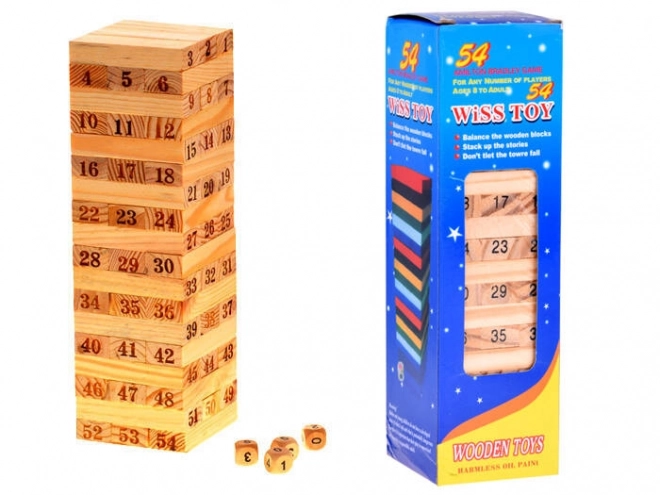 Wooden Jenga Tower Blocks