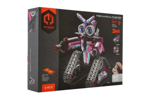 Foldable RC Robot with Lights and Sound – Pink