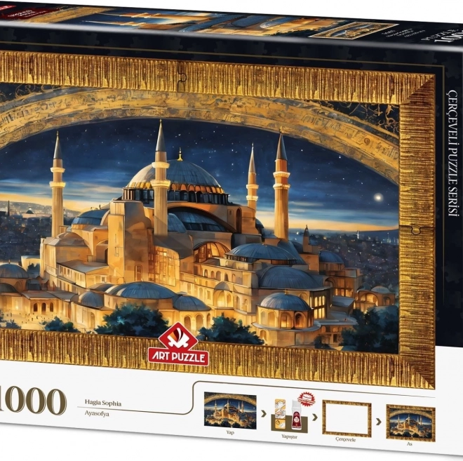 Puzzle with Frame and Glue 3-in-1 Hagia Sophia 1000 Pieces