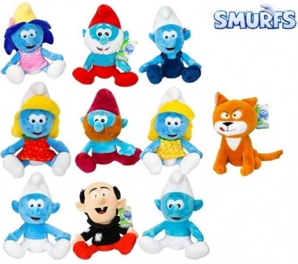 Personaggi peluche Puffi 25-30 cm
