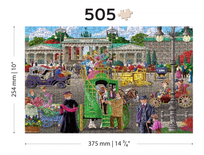 Wooden 3D Puzzle Paris Square