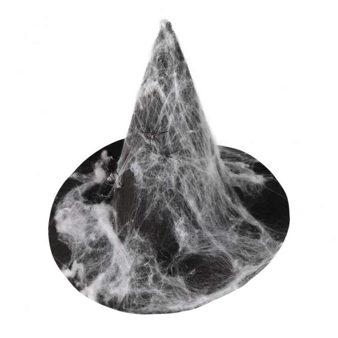 Witch Hat with Spiderweb for Adults