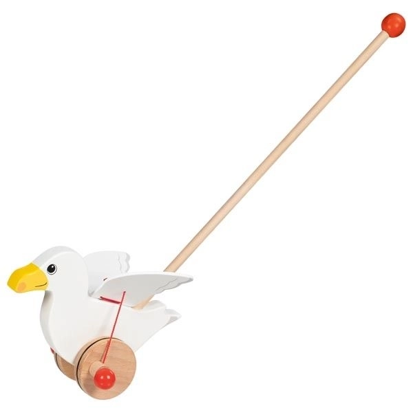 Wooden Push Toy Seagull