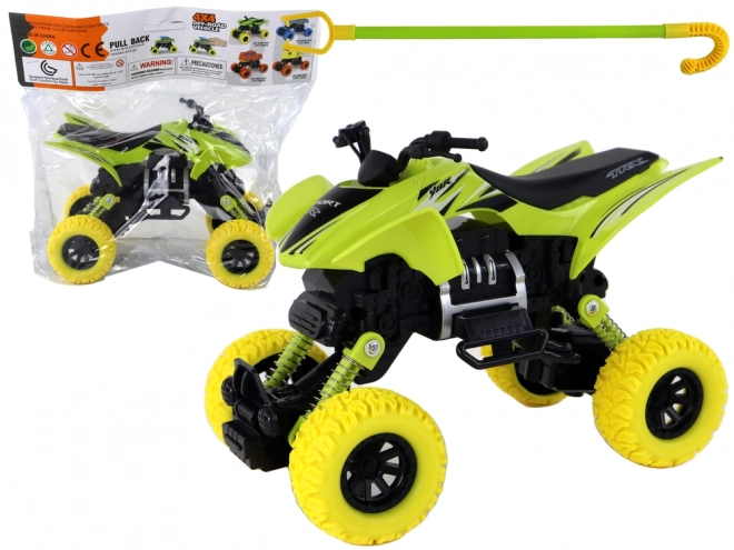 Off-Road Push Quad with Rubber Wheels