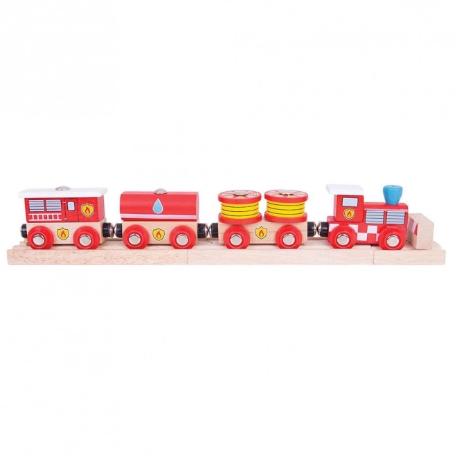 Bigjigs Rail Fire Train Set