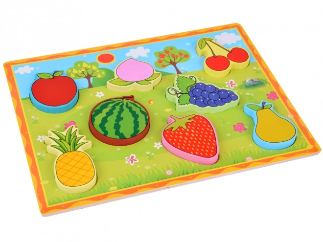 Educational Wooden Puzzle Fruits