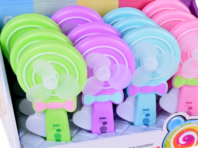 Candy Colored Handheld Fan for Children