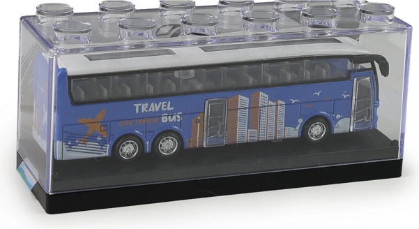 Autobus interurbano in metallo a ruota libera