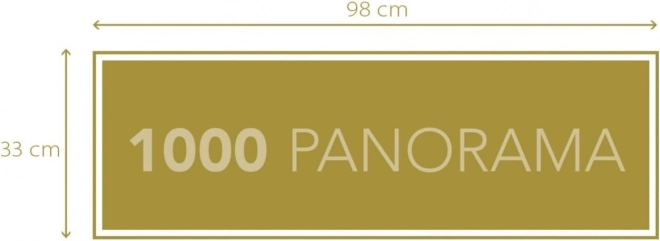 Clementoni panoramic puzzle Disney villains 1000 pieces