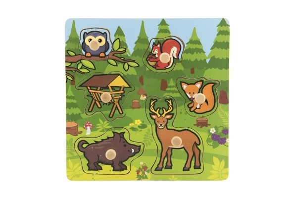 Wooden Puzzle My First Forest Animals