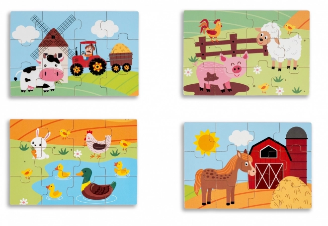 Wooden Puzzle - Life in the Countryside