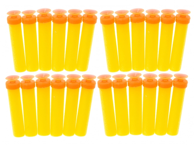Kompatible Schaumstoffpfeile für Nerf Gelb 24er Pack