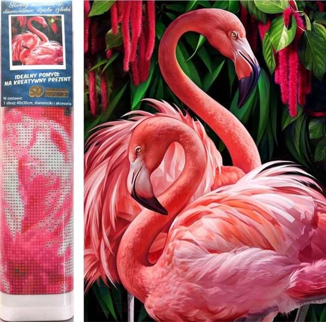 Flamingo Diamond Painting Set 30x40cm