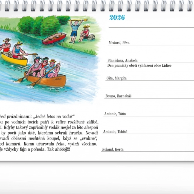 Bureaukalender Onze hobby 2026