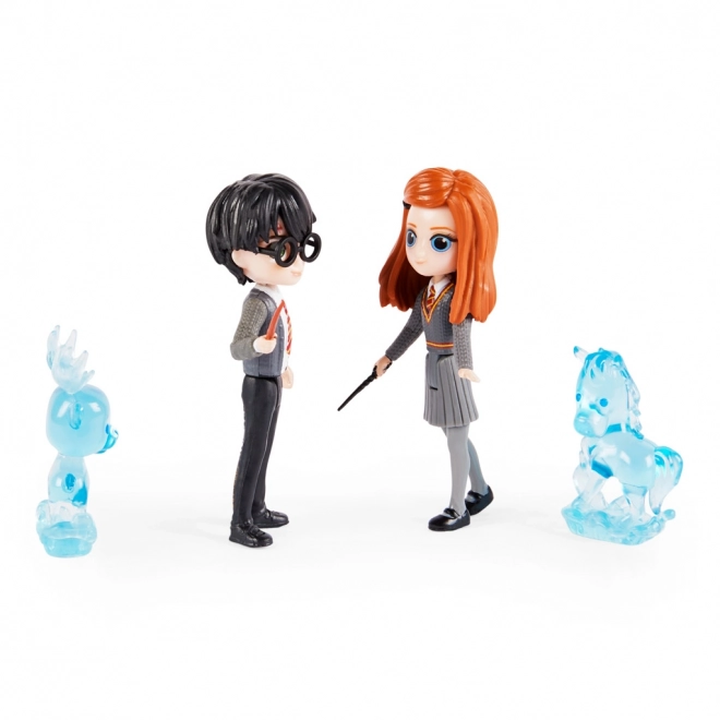 Harry Potter and Ginny with Patronus Figures