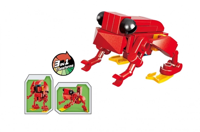 Qman Multivariant Battle Team Frog Brick Set