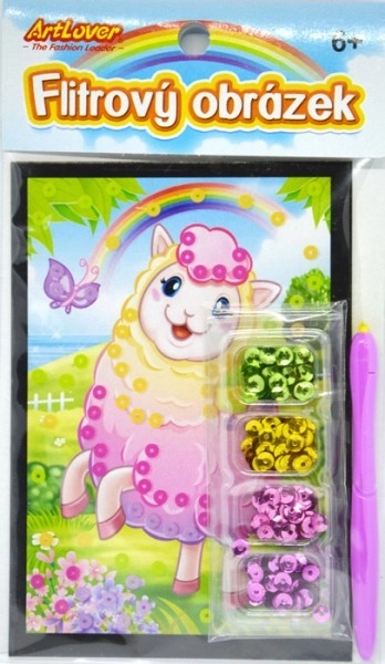 Glitter Mini Art Lama Set