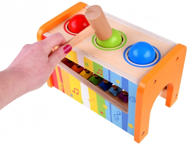 Wooden Xylophone with Mallet for Kids