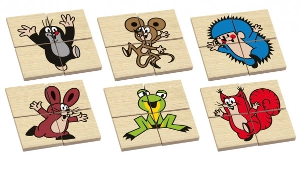 Detoa Wooden Puzzle with Little Mole Theme