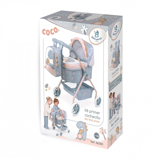 Coco Doll Stroller With Backpack