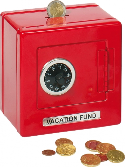 Red Safe Piggy Bank