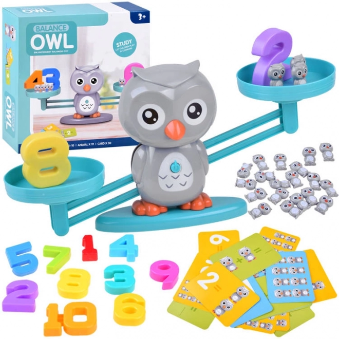 Educational Game Owl Balance Scale