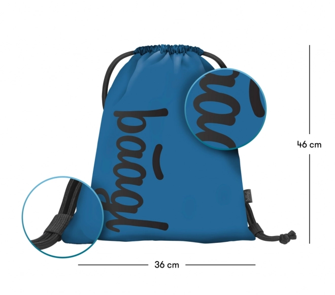 Coolmate Ocean Blue Backpack, Pencil Case, and Drawstring Bag Set