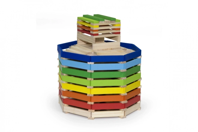 Wooden Building Blocks Set