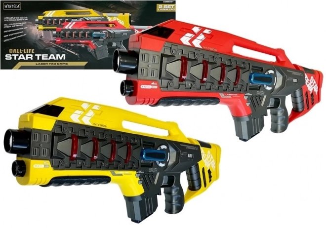 Laser Tag Gun Set for 4 Teams in Two Colors