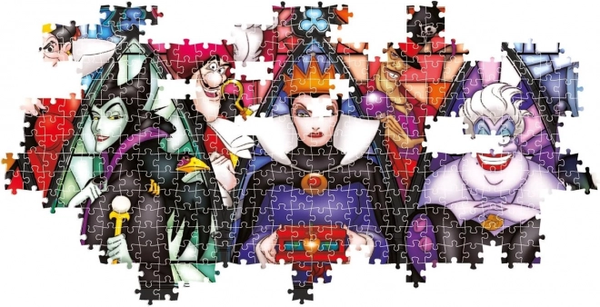 Clementoni panoramic puzzle Disney villains 1000 pieces