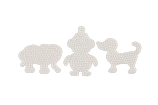 Ironing Beads Pegboard Set - Elephant, Penguin, Dog