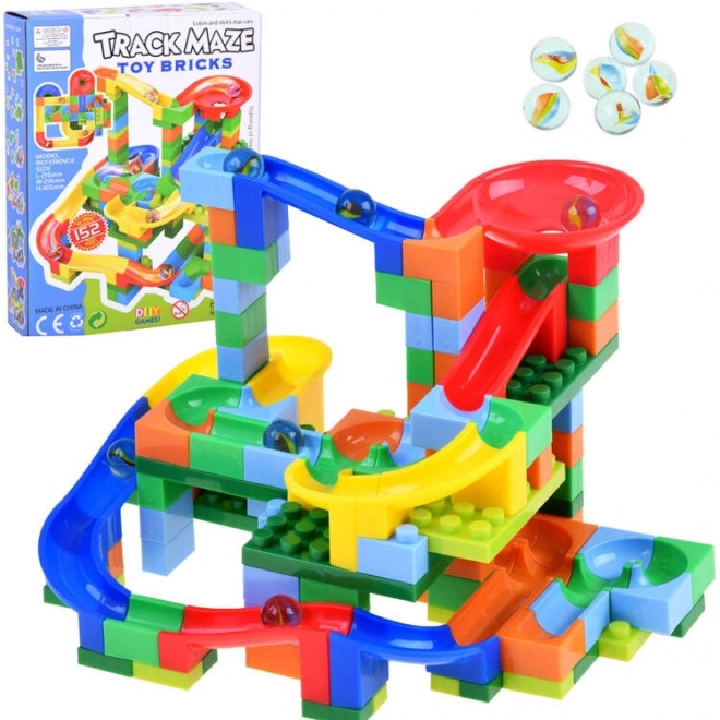 Colorful Marble Run Set