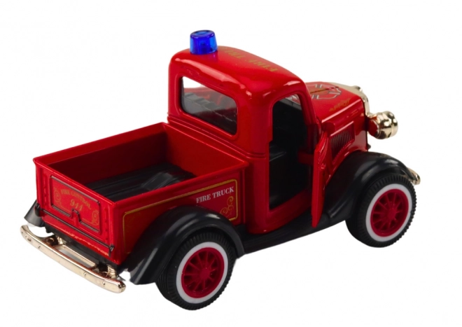 Classic Fire Truck Toy with Lights and Sounds