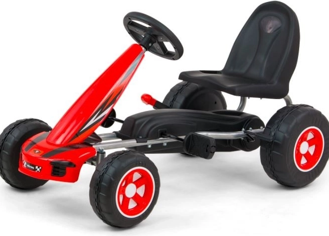 Go-kart a pedali Viper – rosso