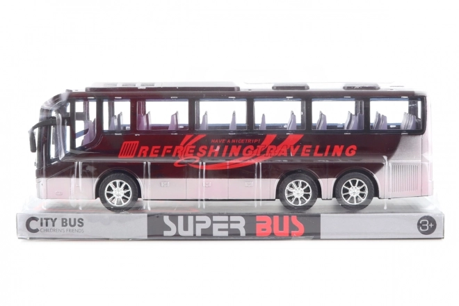 Black Friction Bus Toy