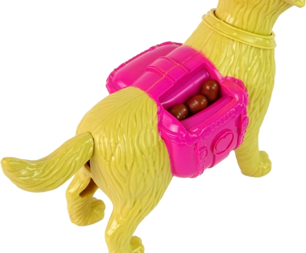 Interactive puppy with feeding