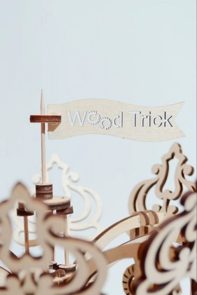 Wood Trick 3D Carousel Puzzle