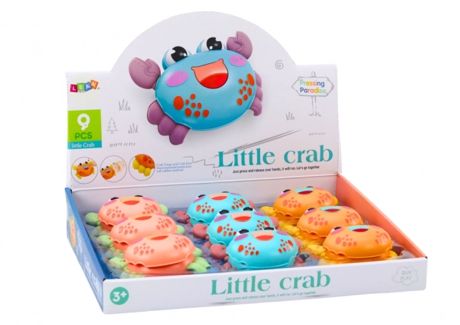 Happy Friction-Powered Crab Toy