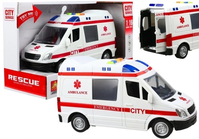 ambulance toy car with lights and sounds