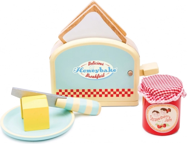 Realistic spring-loaded toaster
