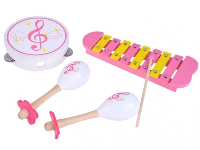 Wooden Musical Instrument Set for Kids