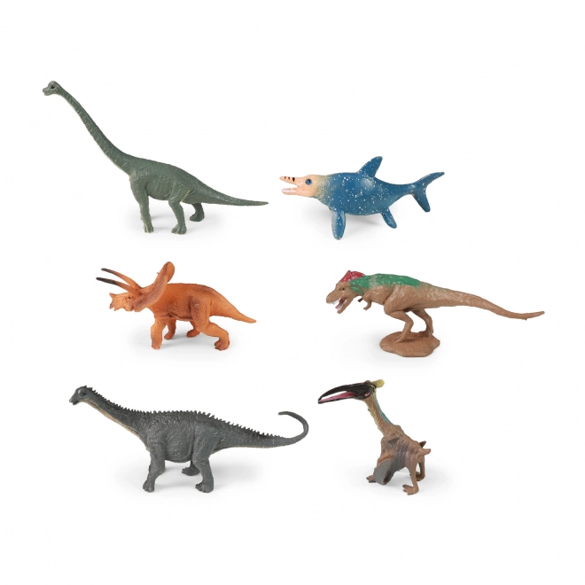 Dinosaur Toy Set in Plastic Case