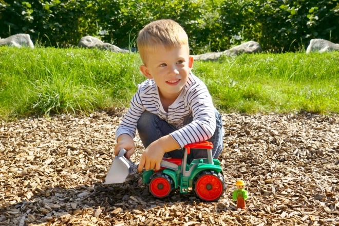 Truxx Tractor with Spoon for Kids