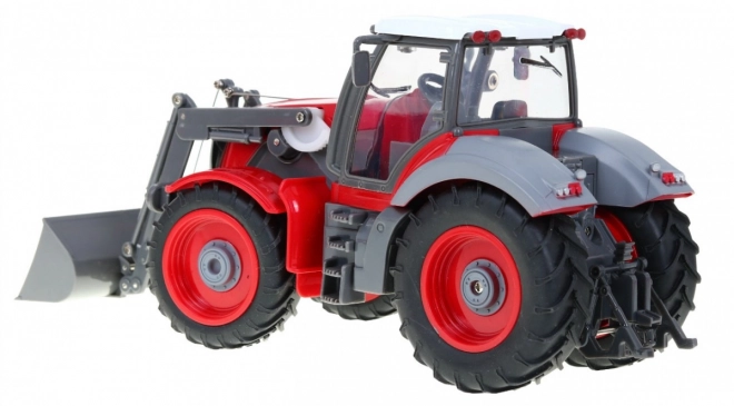 Remote Control Tractor with Trailer for Kids 3+ - Red and Green