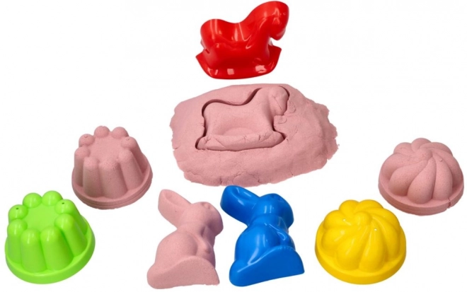 Kinetic Sand Set with Classic Molds and Shovel