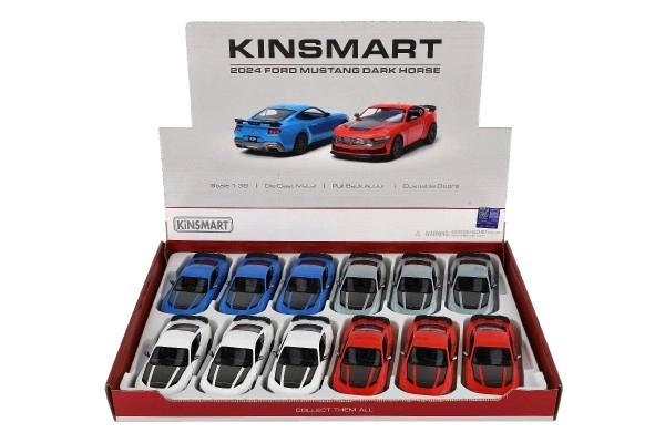 Auto Kinsmart 2024 Ford Mustang Dark Horse Model Car