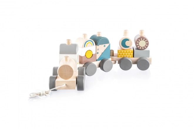 Wooden Train Toy for Kids