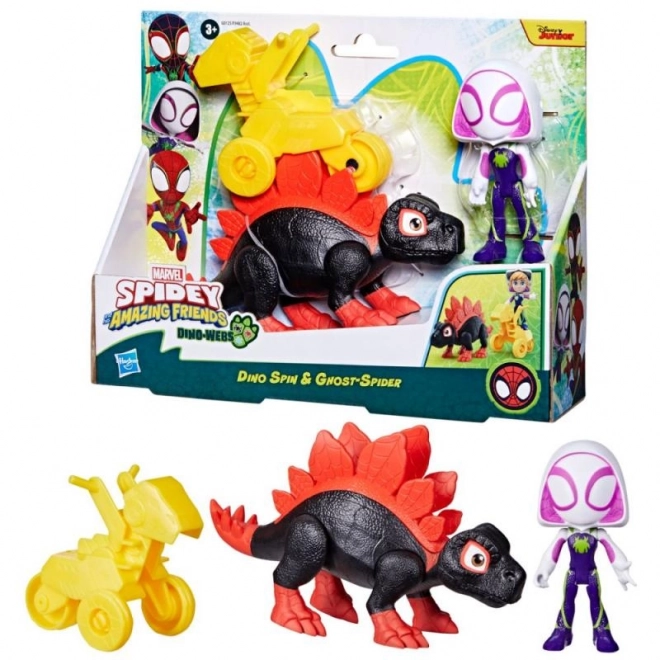 Spider-Man and Friends Dinosaur Action Figure Set