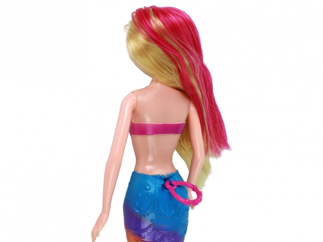 Rainbow Mermaid Doll with Magical Bubble Tail